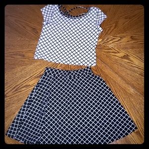 GIRLS 2 Piece Skirt Outfit